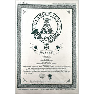 Malcolm Clan Teatowel |Scottish Gourmet USA