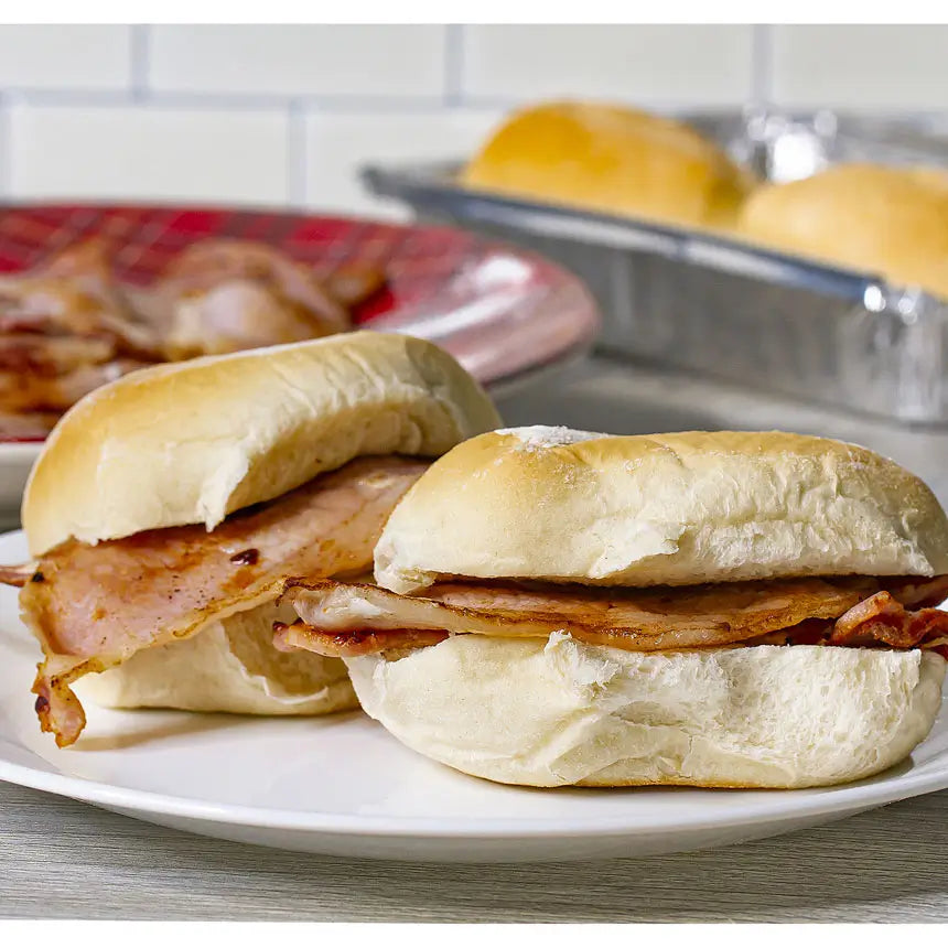 Morning Rolls - Four soft rolls dusted with flour