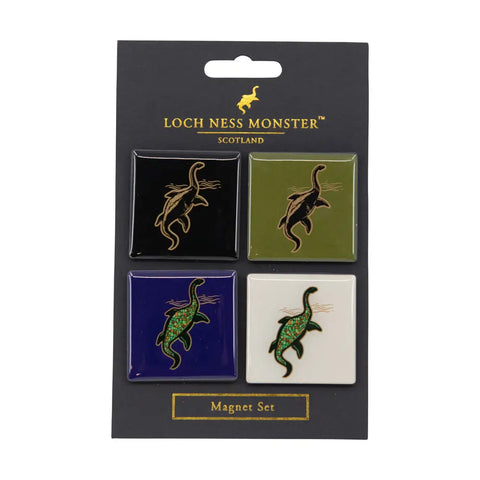 Loch Ness Monster Magnets - set of four