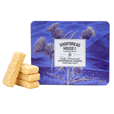 Shortbread Fingers in Purple Thistle Tin