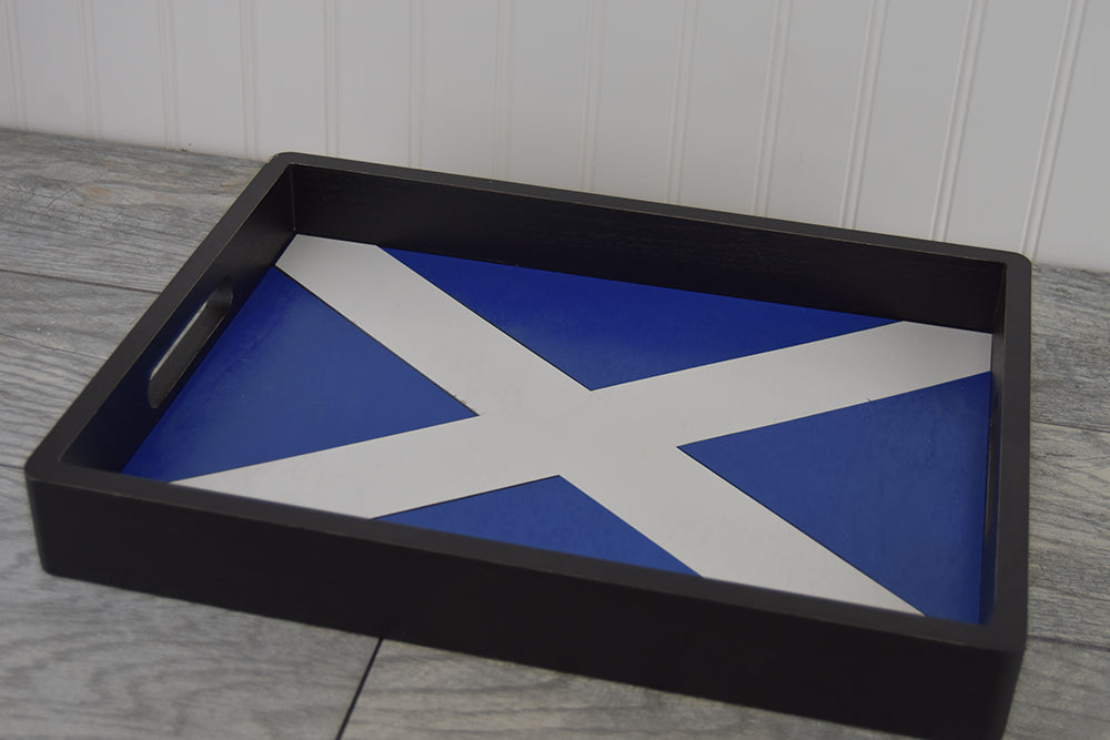 Saltire Wooden Tray