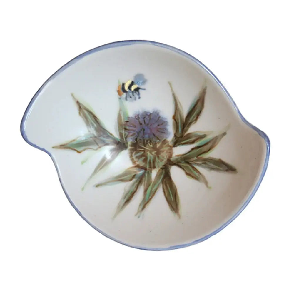 Thistle ceramic quaich from Highland Stoneware