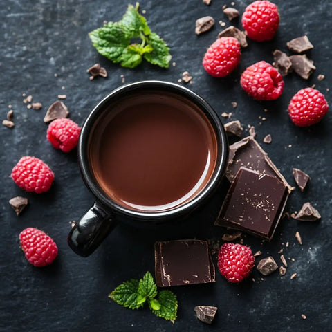 SALE Dark Raspberry Hot Chocolate Mix - 8.8 oz. BEST BEFORE November 1, 2026
