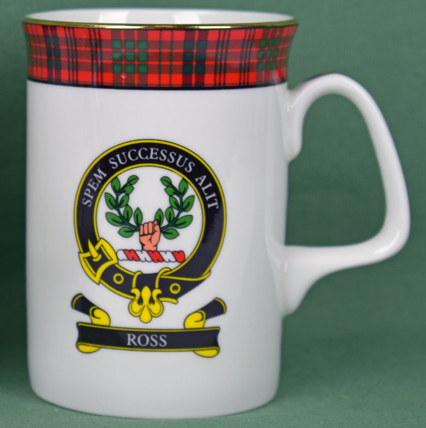 Ross Clan Mug - 8 oz bone china