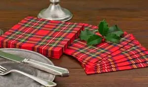 Royal Stewart Cocktail Napkins