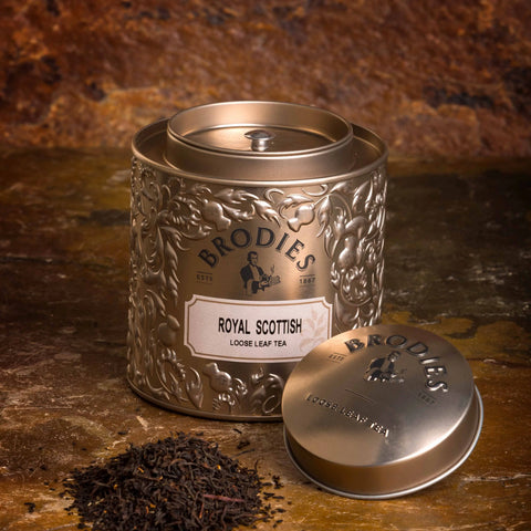 Brodies Royal Scottish Loose Tea Caddy - 3.5 oz.