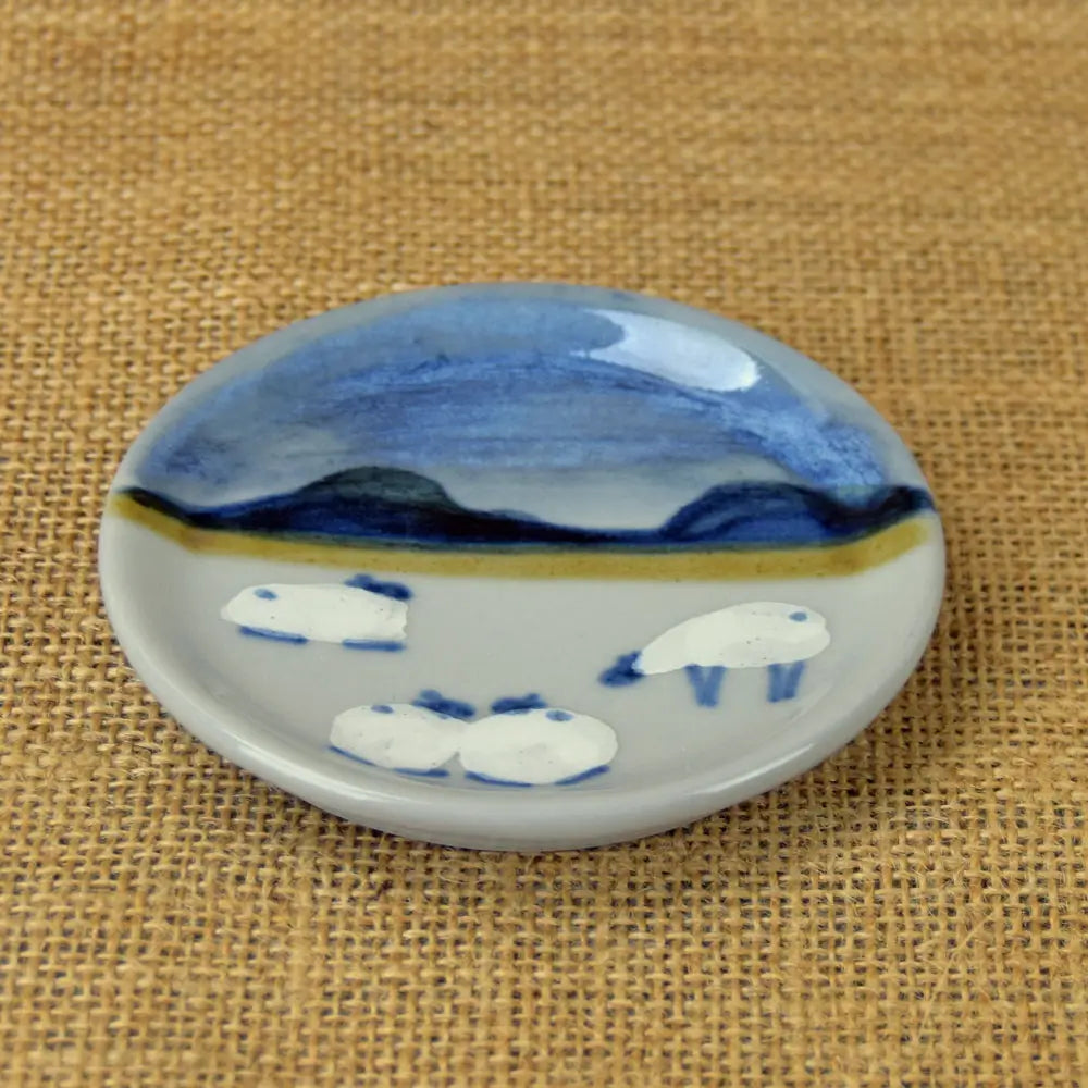 Sheep ceramic coaster from Highland Stoneware