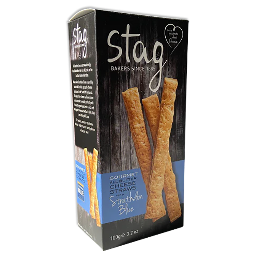 Strathdon Blue Cheese Straws - 12 per box