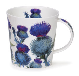 Scottish Thistles Bone China Mug by Dunoon