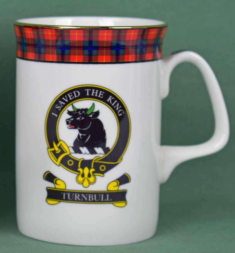 Turnbull Clan Mug - 8 oz bone china