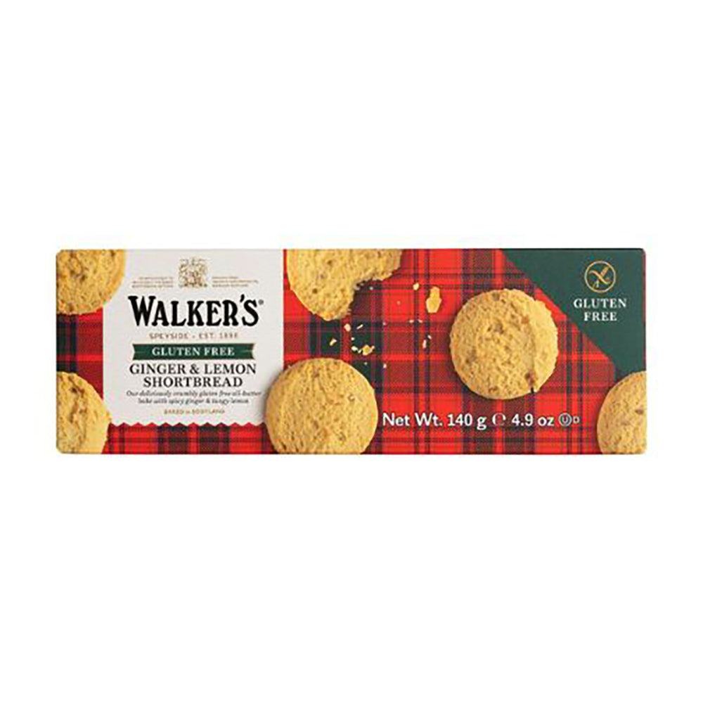 Lemon & Ginger Gluten Free SB Rounds from Walkers -4.9 oz