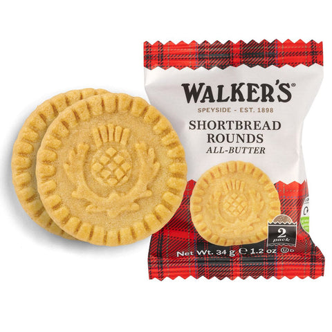 Walkers Round Thistle Shortbread Cookies