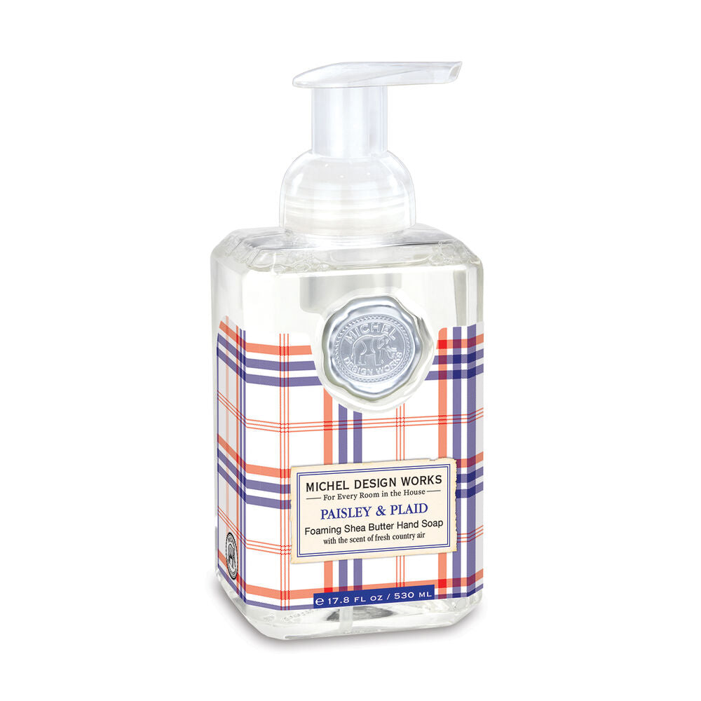 Plaid Foaming Hand Soap with pump